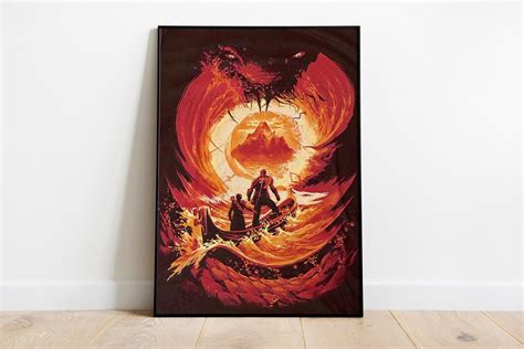 God of War Poster God of War Game Art Video Game Poster Art Print ...