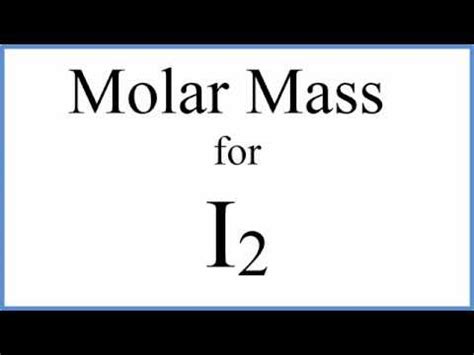 Molar Mass of Iodine - Faith Bower