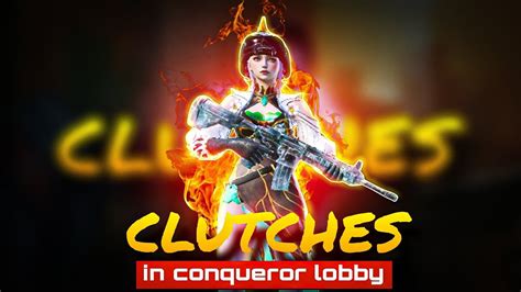 Aggresive Gameplay Best Assaulting BGMI Clutches In Conqueror