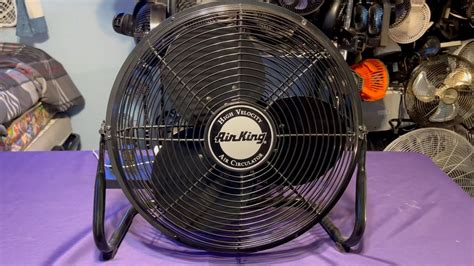 Air King High Velocity Fan With Startup Sound Youtube