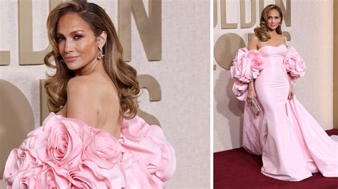 Jennifer Lopez Beweist Bei Den Golden Globes 2024 Dass Barbiecore Noch