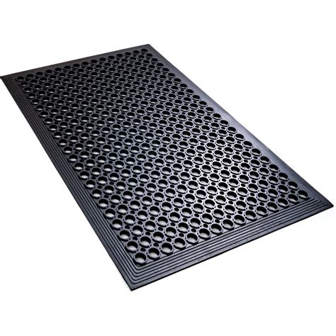 Anti Fatigue Rubber Floor Mats Restaurant Kitchen Drainage Mat Door