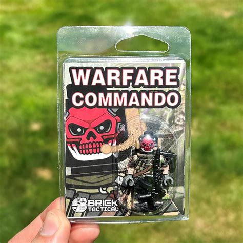 Warfare Commando BrickTactical Custom Minifigure Custom LEGO Minifigures