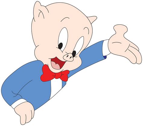 Porky Pig Thats All Folks Sticker / Looney Tunes Porky Vinyl Decal ...