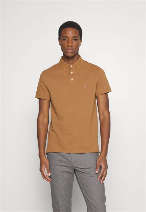 Tommy Hilfiger 1985 Slim Polo Desert Khaki Marrone Chiaro Zalando It