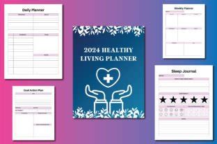 Healthy Living Planner Canva Graphic By Kdpsquad Creative Fabrica