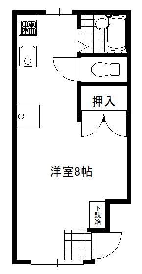 【ハトマークサイト】東京都中野区松が丘1丁目の ワンルーム アパート