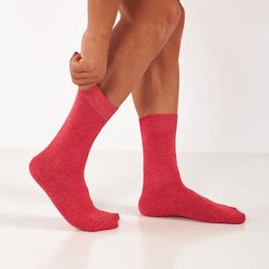 Gowith Pairs Men S Colorful Linen Cotton Blend Thin Crew Socks Soft