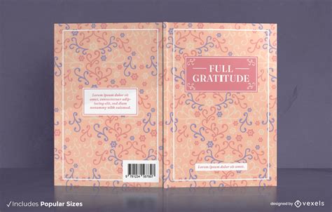 Lovely Gratitude Journal Book Cover Design Vector Download