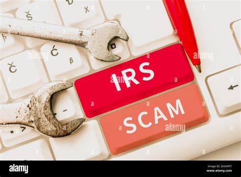 Text Caption Presenting Irs Scam Business Overview Targeted Taxpayers