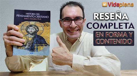 HISTORIA DEL PENSAMIENTO CRISTIANO JUSTO GONZALEZ Reseña Completa