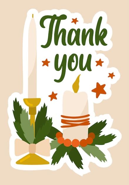 Premium Vector Thank You Sticker Christmas Small Business Packaging Vector Sticker