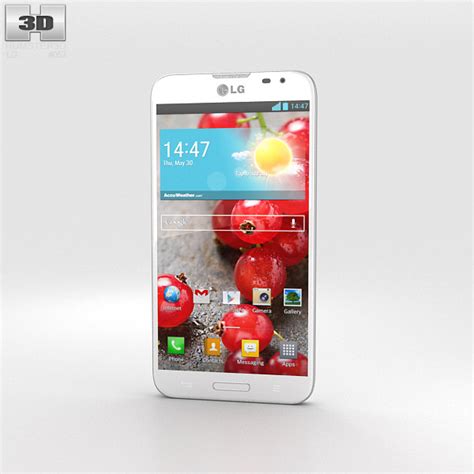 LG Optimus G Pro Blanco Modelo 3D Descargar Teléfonos on 3DModels org