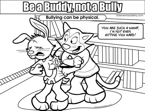 Anti Bullying Colouring Pages Clip Art Library