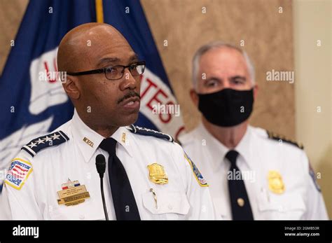 U S Capitol Chief Of Police Tom Manger Looks On As D C Metropolitan