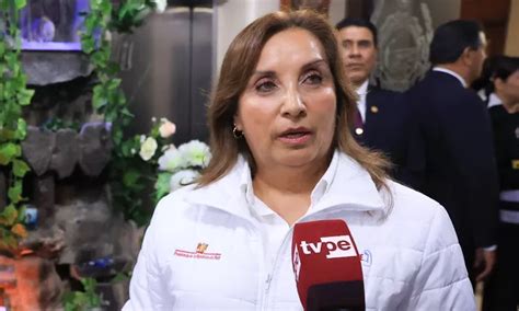 Presidenta Boluarte Sobre Aplicar Plan Bukele En Per Combatiremos