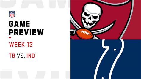 Buccaneers Vs Colts Preview Week 12