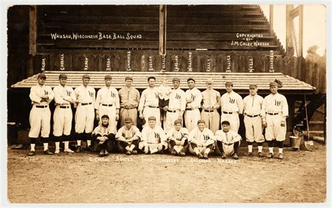 Hake's - 1914 WAUSAU, WI LUMBERJACKS REAL PHOTO POSTCARD.