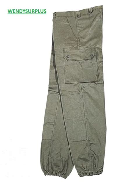 PANTALON DE TREILLIS F2 kaki de l armée française NEUF en taille 72M