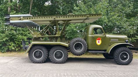 Katyusha Rocket Launcher In The Wings Of Liberation Museum Located Near