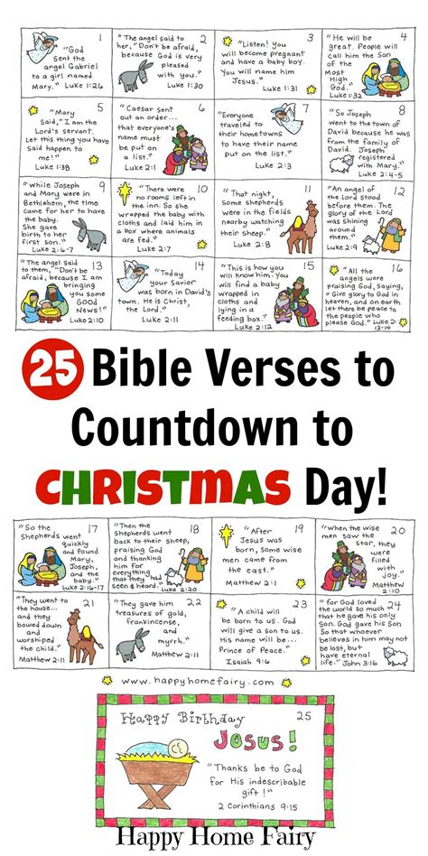 Free Printable Advent Bible Verses