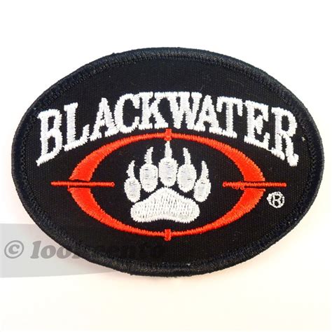 blackwater academi insignia sew/iron on patch combat embroidered ...