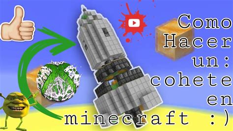 Como Hacer Un Cohete En Minecraft B Er Video Para El Canal Youtube