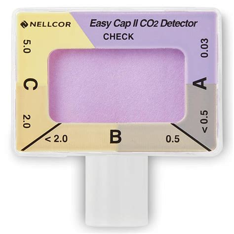 Nellcor Easy Cap Ii Co2 Carbon Dioxide Detector Adult Pediatric