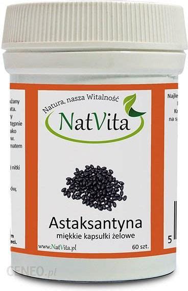 NatVita Astaksantyna Astaxanthin 4 2mg 60 Kaps Opinie I Ceny Na Ceneo Pl