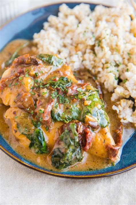 Instant Pot Creamy Tuscan Chicken Dairy Free Paleo Keto The Roasted Root