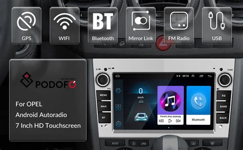 Podofo Android Autoradio Per OPEL Corsa Astra 7 Touchscreen GPS WiFi