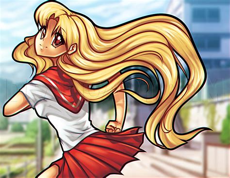 How To Draw Anime Running