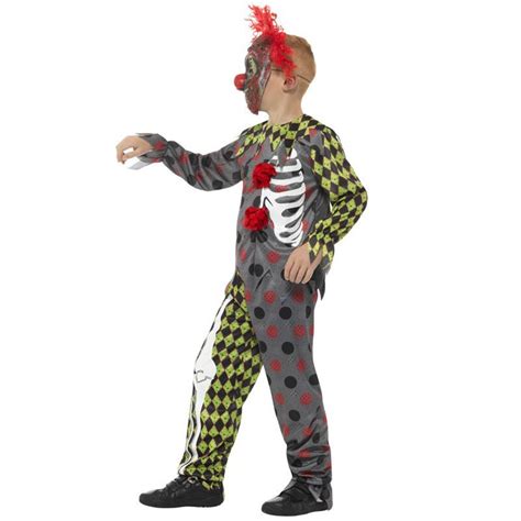 Costume Da Pagliaccio Malvagio Per Bambino