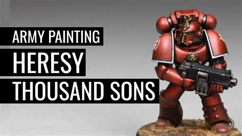 How To Paint Thousand Sons Warhammer The Horus Heresy Space