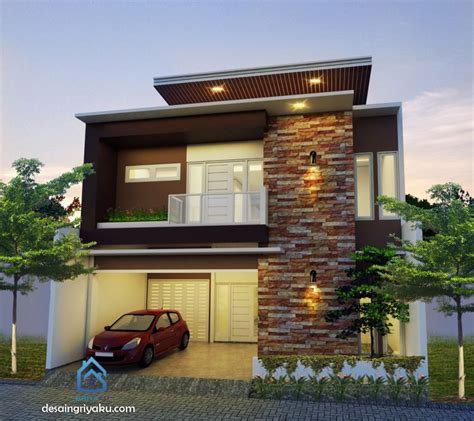 Fasad Rumah Minimalis 2 Lantai Desain Rumah Minimalis 2019