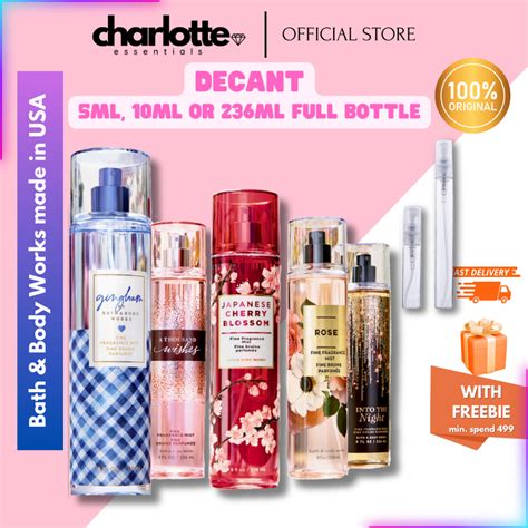 AUTHENTIC Decant Bath And Body Works Ml Ml Or Ml Full Size Bottle ORIGINAL BBW