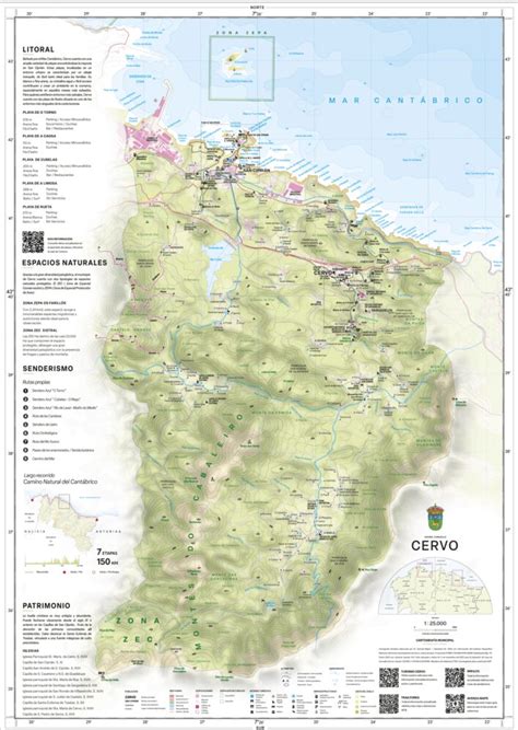 Cervo CartografÍa Municipal Map By Geochart Avenza Maps