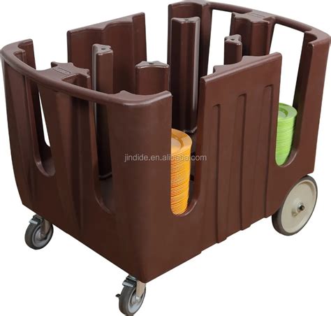 Plate Trolley Dish Caddy Tableware Trolley For Restaurant Hotel