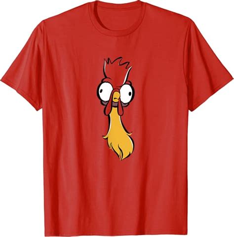 Disney Moana Hei Hei Large Faces T Shirt Amazonde Bekleidung