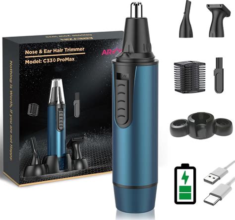 Amazon AREYZIN Ear And Nose Hair Trimmer For Men And Women