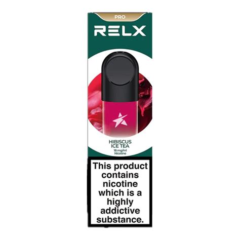 Buy Relx Infinity Pod Pro Hibiscus Ice Tea Flavour Pcs Mg Ml