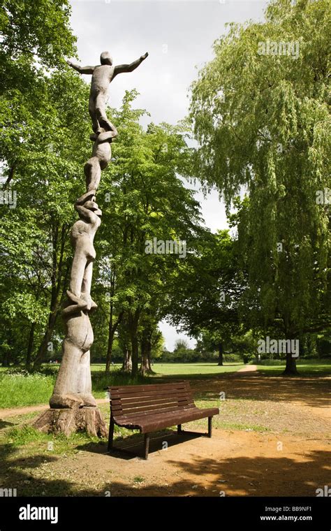 A Tree Sculpture Called Tree Tumblers At Cherry Hinton Hall