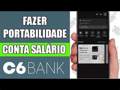 Fazer Portabilidade De Sal Rio C Bank Passo A Passo Youtube