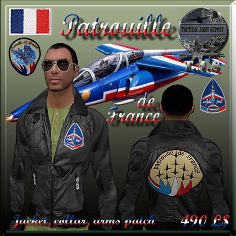 Second Life Marketplace - JACKET BLACK PATROUILLE DE FRANCE