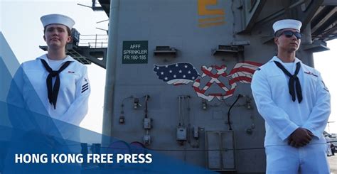 In Pictures Uss Ronald Reagan Aircraft Carrier Granted Entry Into Hong