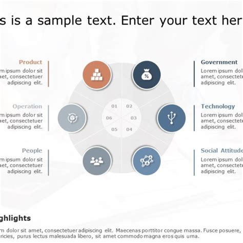 Animated Umbrella Internal External Factors Powerpoint Template