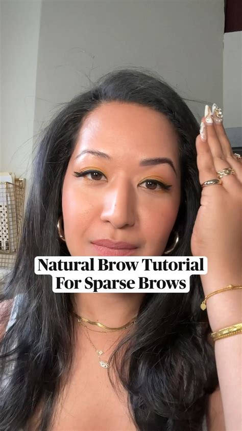 Natural Brow Tutorial For Sparse Brows Beginner Friendly Eyebrow