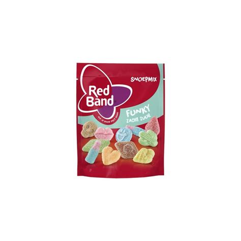 Red Band Snoepmix Funky Zacht Zuur 205 Gr