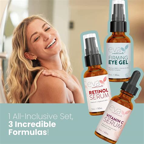 Eva Naturals Facelift In A Bottle In Anti Aging Set With Retinol