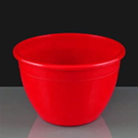 2lb Red Pudding Basin 5 Reusable Plastic